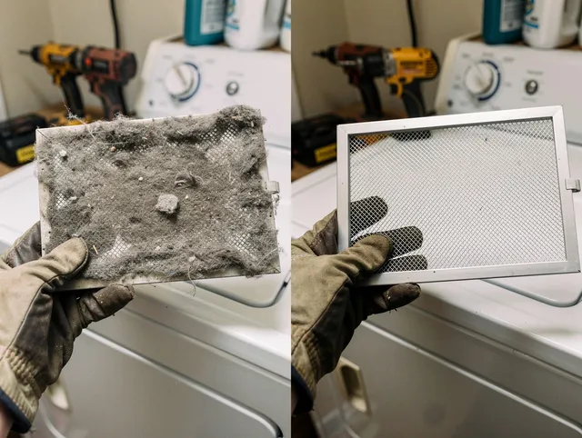 Professional lint trap cleaning by Ashland Dryer Vent Cleaning in Ashland