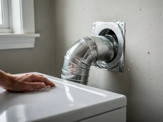 Ashland Dryer Vent Cleaning expert performing professional dryer vent repair and installation in Ashland