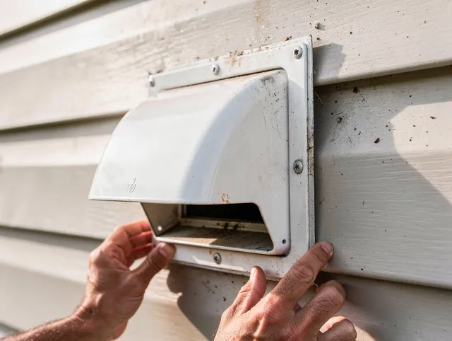 Ashland Dryer Vent Cleaning technician delivering thorough residential dryer vent cleaning service in Ashland